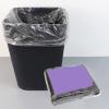 Bin Bags,Pedal Bin Liners,Bin Bags Small Plastic Bin Liners Clear Garbage Bags Wastebasket Toilet Pedal Bin Liners Wastebasket Bags Small Garbage Bags For Office Kitchen Bedroom Waste (01-Black) view 3