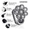 ARVENTINO Electric Head Shavers for Men - 8D Upgraded 6-in-1 Bald Head Shaver - IPX6 Waterproof Electric Razor Grooming Kit with LED Display, Cordless, Portable view 2