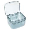Disnace Dental Container Case, Denture Case for Soaking Dentures, Portable Retainer Case Denture Bath Denture Case Retainer Container Box Dental Dustproof Box Night Guard Case for False Teeth (Blue) view 1
