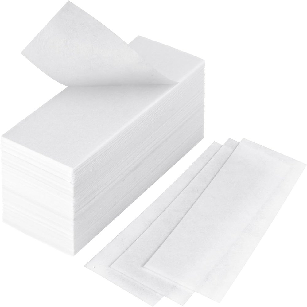 160pcs Wax Strips Epilating Waxing Strips Men and Women Tear Resistant Skin Friendly Non-Woven Hair Removal Waxing Strips for Wax on Face Body Legs