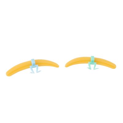Reusable Silicone Eyelash Separator Tool for Denser and Lash Extensions, Small and Lightweight, Assist in Separating Eyelashes During Grafting, Yellow