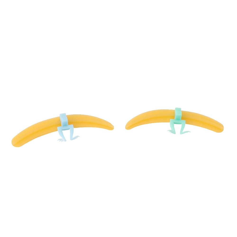 Reusable Silicone Eyelash Separator Tool for Denser and Lash Extensions, Small and Lightweight, Assist in Separating Eyelashes During Grafting, Yellow
