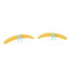Reusable Silicone Eyelash Separator Tool for Denser and Lash Extensions, Small and Lightweight, Assist in Separating Eyelashes During Grafting, Yellow view 1