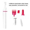 4-in-1 Electric Women Hair Shaver Eyebrow Nose Bikini Hair Trimmer Battery Not Included view 4