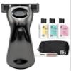Shaving Set for Women - Ultimate Travel Shaving Set with Black Travel Razor, Razor Cover, mesh Bag, Shaving Cream, Body Scrub, & Body Cream - Travel razor Kit for Sensitive Skin by FFS Beauty view 1