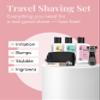 Shaving Set for Women - Ultimate Travel Shaving Set with Black Travel Razor, Razor Cover, mesh Bag, Shaving Cream, Body Scrub, & Body Cream - Travel razor Kit for Sensitive Skin by FFS Beauty view 2