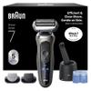 Braun Series 7 Electric Shaver for Men, Wet & Dry Shave, Waterproof Foil Shaver with Beard Trimmer & Body Groomer plus Clean & Charge SmartCare Center, Engineered in Germany, Gold, 72-C7650cc view 1