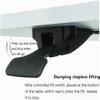 UYHBCNQD Standing Desk Medical Adjustable Overbed Bedside Table with Hidden Casters Mobile Laptop Computer Standing Desk Cart with Tray for Home Use Easy to Move view 4