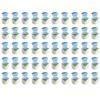 Lakeland UHT Whole Full Fat Milk Pot 12ml Pack of 50 Long Shelf Life Catering Hospitality Office Disposable Dairy Drink Mix Sachets with Welari Thank You Card | (50pack) (600ml) view 4