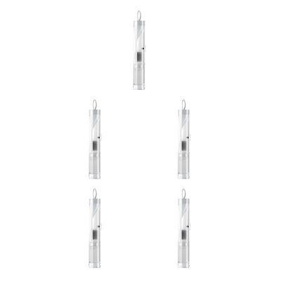 dijiusidy 5 Set of 3 in 1 Plastic Toothbrush Washable Sealed Colorful Soft Manual Handheld Tooth Brush Indoor Outdoor Holiday Teeth Cleaning Tool White, White 5Set