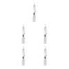 dijiusidy 5 Set of 3 in 1 Plastic Toothbrush Washable Sealed Colorful Soft Manual Handheld Tooth Brush Indoor Outdoor Holiday Teeth Cleaning Tool White, White 5Set view 1