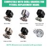 Replacement Shaver Head Compatible with Pitbull Skull,Shaver Replacement Blades Compatible with Pitbull Skull, Shaver Replacement Heads,Compatible with Skull Shaver Pitbull Gold Pro Razors (8 Pack) view 2