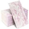 100 pack Floral Paper Cocktail NapkinsDessert Napkins Folded 5 x 5 Inches Disposable Napkins for Dinner Baby Shower, Tea Party, Garden Birthday Party Wedding Bridal Anniversary (FENSE, 7.8 * 4.3) view 1