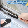 6Pcs Hard Bristle Crevice Cleaning Brush-Thin Gap Cleaning Brush, Small Cleaning Brush, Grout Brush, Kitchen Brush, Cleaning Tools for Toilet, Bathroom, Home, Bathtub, Sink, Household, Window view 2