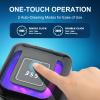 Ultrasonic Retainer Cleaner Machine for Dentures, Professional Dental Cleaning Pod for Aligner Mouthguard, Whitening Trays, Portable 180 ml/42k Hz Ultrasonic Jewellery Cleaner with Lower Noise view 3