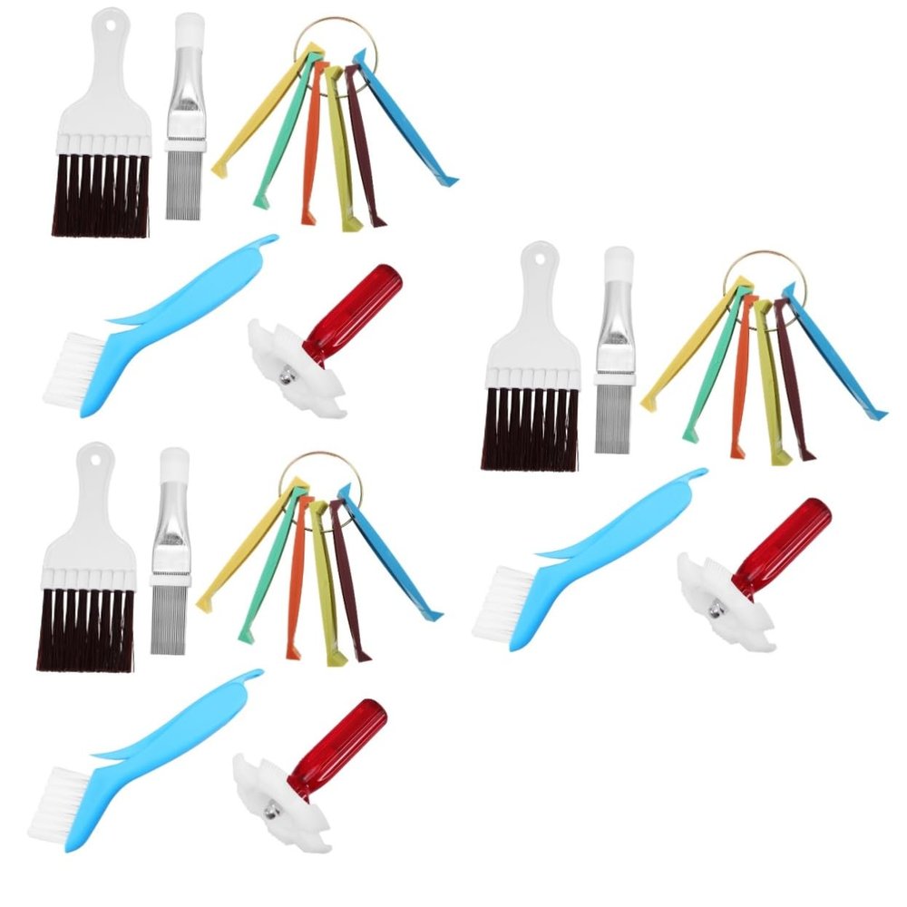 ABOOFAN 3 Sets Air Conditioner Fin Brushes Comb Vents Radiator Fin Comb Cleaning Tools for Straightening Brush Use in Home Maintenance