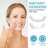 2 Pairs Instant Veneers Dentures Cosmetic Teeth Temporary Denture Silicone Top and Bottom, Clip in Veneers Teeth False Teeth Repair Kit for Men and Women with Bad Teeth view 3