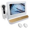 10 Inch Scalp Hair Follicle Detector,Skin Hair Scalp Detector,200x/50x Dual Lens Skin Health Detection Machine,1000w Pixels Hd Screen Microscope Tester,For Home Salon Use view 1