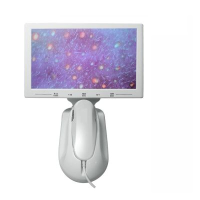 11inch UV Skin Analyzer Machine Professional Scalp Detector Hair Follicles Oil Moisture Tester Facial Skin Hair Analyser Machine Beauty Equipment (Color : 200X Lens, Size : 1) (50x Lens 1)