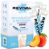 Revival Zero Rehydration Electrolytes Powder - Sugar Free Hydration Sachet Drink with Vitamins C, B1, B3, B5, B12-14 Pack Peach Iced Tea view 1