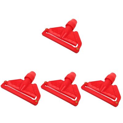 minkissy 4pcs Mop Head Detachable Clamp Mop Handle Replacement Easy to Use