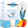 Revival Zero Rehydration Electrolytes Powder - Sugar Free Hydration Sachet Drink with Vitamins C, B1, B3, B5, B12-28 Pack Peach Iced Tea view 1