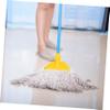 minkissy Mop Handle Mop Holder Plastic Detachable Large Size for Floor Cleaning Fixing (Yellow) view 2