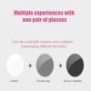 Sports Blue Light Blocking Multifocal Photochromic Reading Glasses,Anti Eye Strain Flexible Sunglasses(Orange,1.5x) view 2