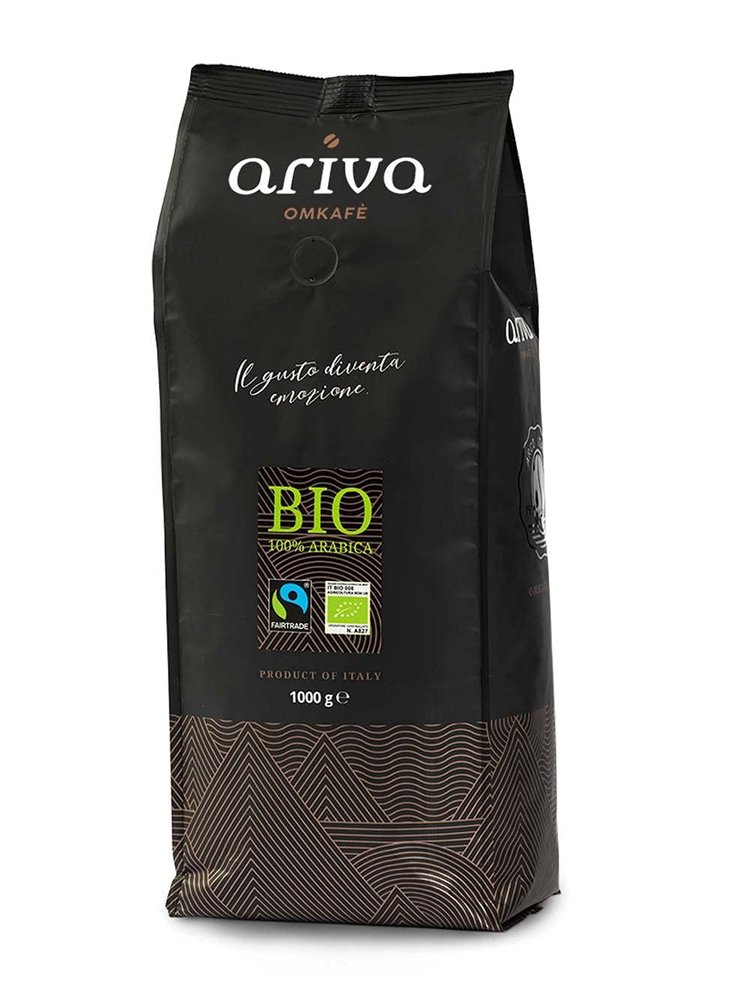 Atempause Kaffee Omkafe Coffee Espresso - Ariva (1000g) Medium Roast Arabica Blend Whole Bean Coffee Beans for Espresso Machine