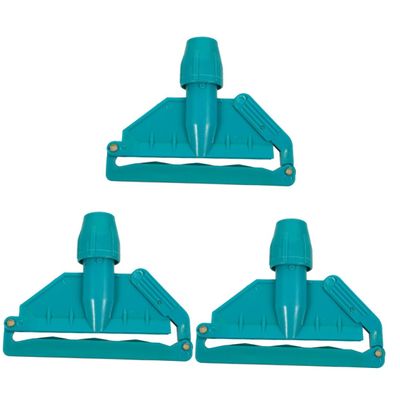 minkissy 3pcs Detachable Mop Head Clamp Mop Replacement Holder Broom Handle Holder Head Clip