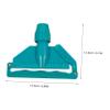 minkissy 3pcs Detachable Mop Head Clamp Mop Replacement Holder Broom Handle Holder Head Clip view 4