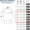 ALLBASA Heavy Duty Rubbish Bag, Bin Bags with Sliding Handles, Recycled Plastic Bags Maximum Sealing (100L (8 Pack)) view 2
