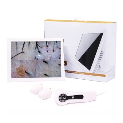 15 inch Skin Analyzer Ultra HD Scalp Detector Hair Follicles Oil Moisture Tester Facial Skin Hair Analyzer Beauty Appliance