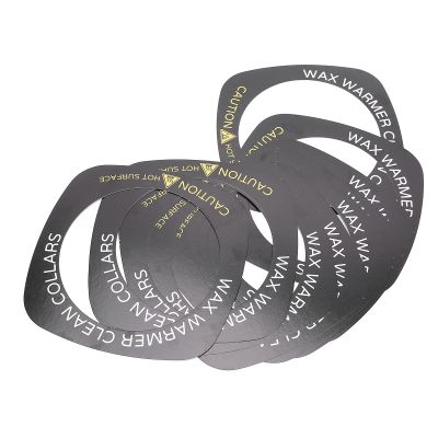 10pcs Wax Warmer Collar, Professional Wax Warmer Collar Ring Accessory, Prevent Dripping