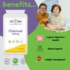 Activated Charcoal Capsules 300mg - 120 High-Potency Vegan Capsules for Digestive Support, Gas Relief, and Detox | Natural Cleanse Supplement | UK Made, Non-GMO by vh1be view 2