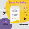 Activated Charcoal Capsules 300mg - 120 High-Potency Vegan Capsules for Digestive Support, Gas Relief, and Detox | Natural Cleanse Supplement | UK Made, Non-GMO by vh1be view 4