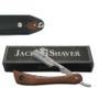 Jack Shaver Cut Throat Razors Kit, Wooded Genic Rose Wood Straight Razor, Professional Barber Premium Quality Straight Edge Moustache & Beard Shaving Razor (Silver) view 1