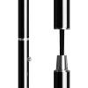1 Pair Aluminum Forearm Crutch, Push Button Adjustable Height Crutches, Ergonomic Open Cuff Crutches for Men/Women, Supports Up to 100 Kg/220 Lbs, Black/Pink/Blue decorate Lucky Star view 2