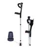 10 Stops Height Adjustable Forearm Crutches Non-Slip Walking Crutches for Adults Support After Injury Or Surgery Supports Up to 130kg/286lb decorate Lucky Star view 1