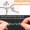 15 Pcs,3 Sizes Screw-in Glasses Nose Pads, U Shaped Eyeglasses Nose Piece Soft Silicone Nose pad for Eye Glasses Sunglass Eyewear, with 30 Screws & 1 Screwdriver view 2