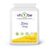 Zinc 15mg - High Absorption Zinc Citrate for Immune Support, Healthy Hair, Skin & Nails, Antioxidant Protection - 120 Vegan Tablets, Gluten-Free & Non-GMO by vh1be view 1