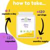 Zinc 15mg - High Absorption Zinc Citrate for Immune Support, Healthy Hair, Skin & Nails, Antioxidant Protection - 120 Vegan Tablets, Gluten-Free & Non-GMO by vh1be view 4