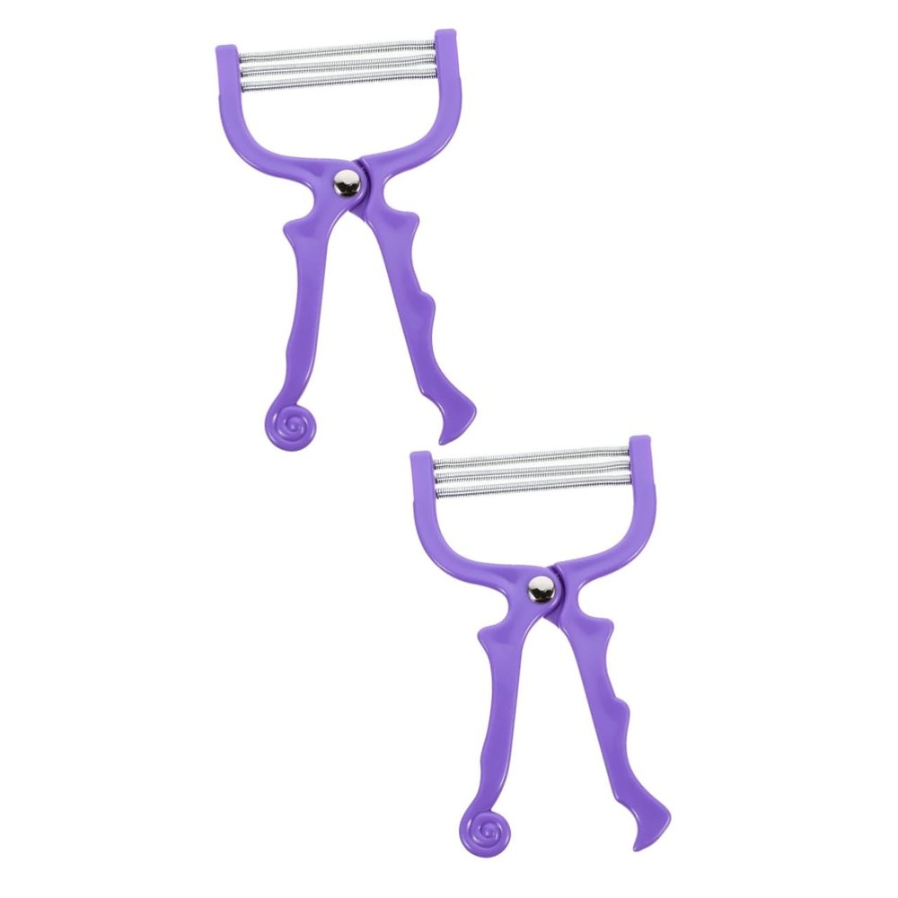 Didiseaon 2pcs Manual Hair Epilator for Facial Hair Removal Beauty Salon Tool Easy to Use Random Color
