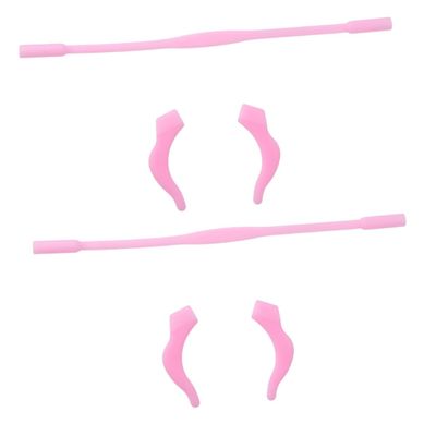 jojofuny 2pcs Comfortable Glasses Retainer for Boys and Girls Glasses Cord Soft Silicone Ear Hook Grip