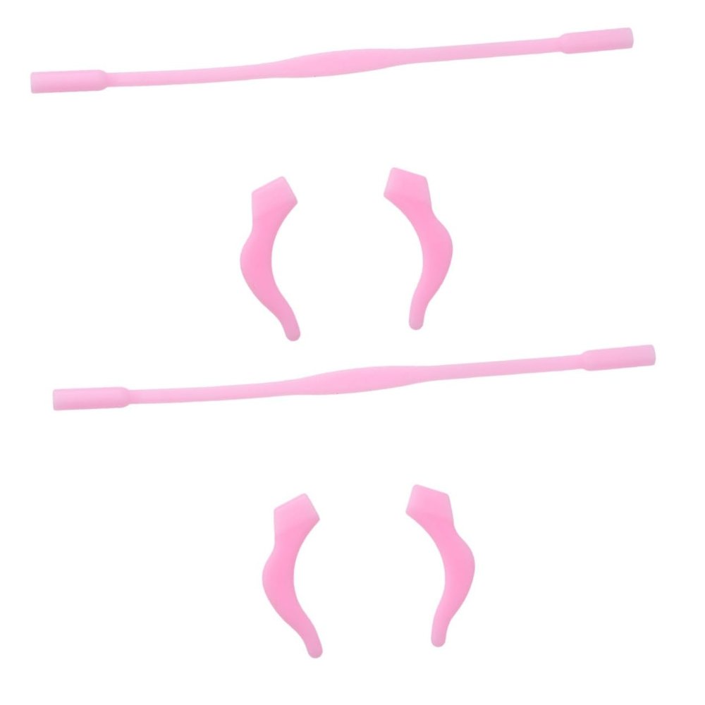 jojofuny 2pcs Comfortable Glasses Retainer for Boys and Girls Glasses Cord Soft Silicone Ear Hook Grip