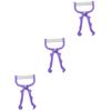 Didiseaon 3pcs Spring Manual Facial Hair Remover Hair Epilator for Eyebrows Random Color view 1