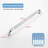 GUOXIAR Pack of 2 Non-Slip Grab Handles, Stainless Steel Shower Handrails, Wall Mounted Bath Safety Handle, Anti-slip Grab Bar Handrail for Bathtub Toilet Bathroom Stairs(60 cm) view 2