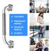 GUOXIAR Pack of 2 Non-Slip Grab Handles, Stainless Steel Shower Handrails, Wall Mounted Bath Safety Handle, Anti-slip Grab Bar Handrail for Bathtub Toilet Bathroom Stairs(60 cm) view 4