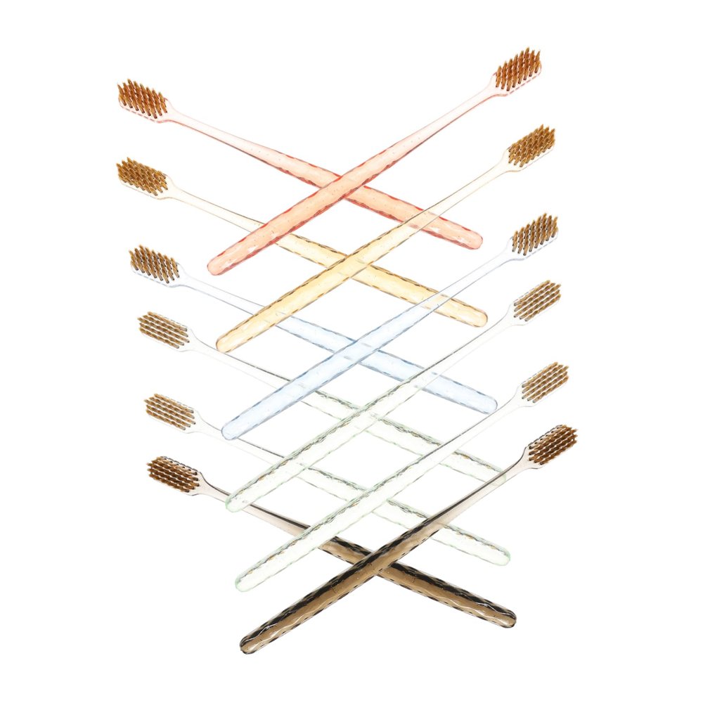 minkissy 12pcs Ergonomic Soft Bristle Toothbrush Gentle Brush for Daily Supply Travel Household Use