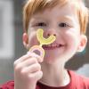 Kixolazr Silicone U Shaped Kids Toothbrush | U-Shaped Rainbow Non-Slip Toothbrush | Portable Tooth Brush with Soft Bristles for Boys & Girls view 2